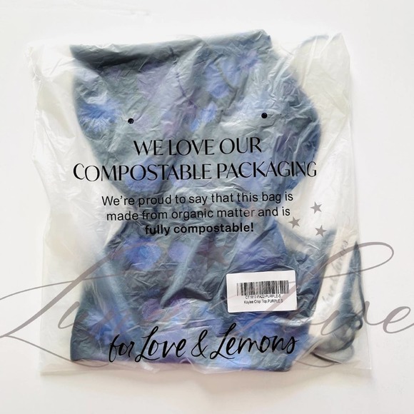 FOR LOVE & LEMONS Kaylee Floral Crop Top (size XS, S, M & L) NWT - Picture 4 of 10